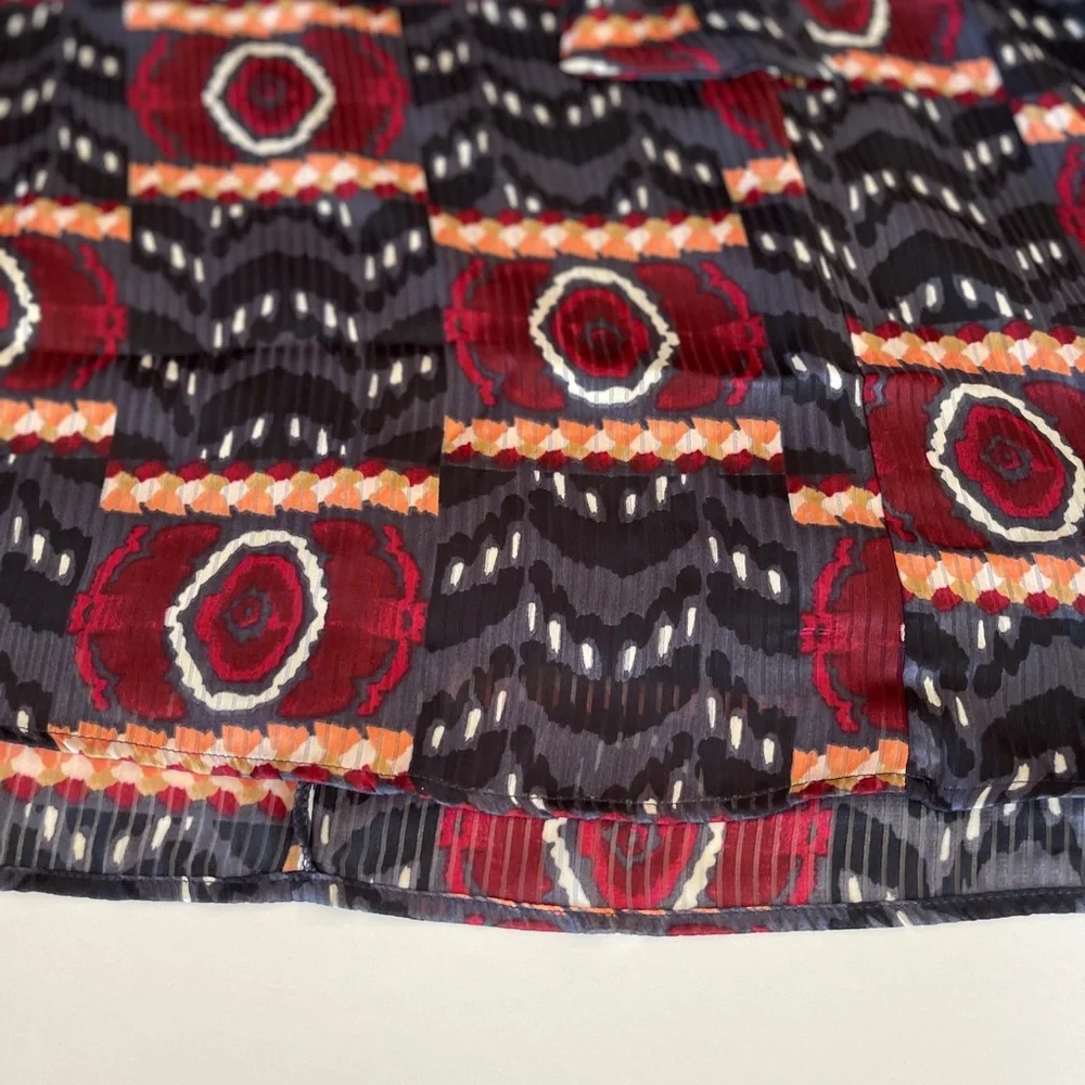 Lane Bryant NWT Size 14‎ Geometric Pattern Skirt with Elastic Waist & Sash